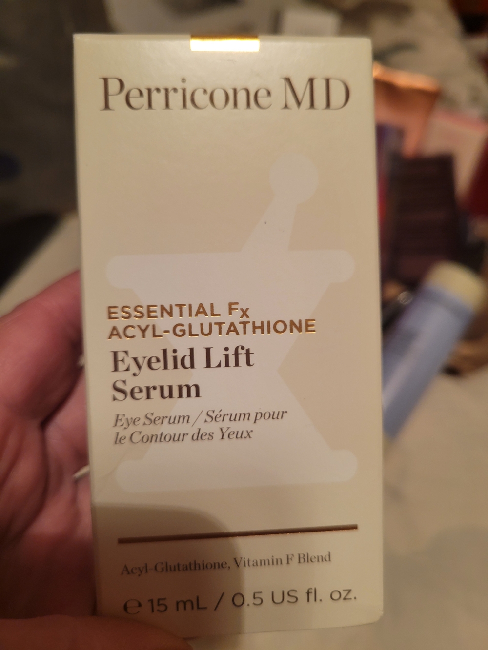Perricone MD Cream Eyelid Lift Serum — White and Gold Accents